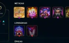 Conta LOL 283 SKINS Ultimate e Lendária + Valorant com skins