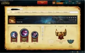 Conta ouro  lol