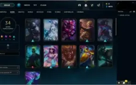 Conta LOL Plat 3 lv217