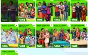 The Sims 4 com 21 DLC´s / expansões