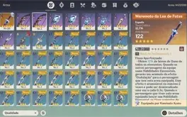AR14/ 5* AYATO COM LUA DE FUTSU (ARMA 5) E DILUC