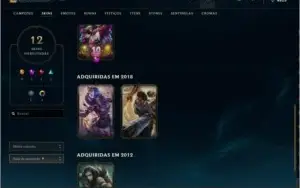 CONTA SMURF LOL – PLATINA I 65% WIN RATE