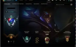 CONTA SMURF LOL – PLATINA I 65% WIN RATE