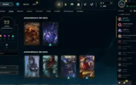vendo conta lol 22 skins ferro 3