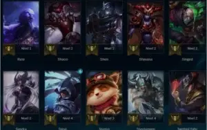 Vendo conta lvl 30 c/ 46 campeoes e 9 skins