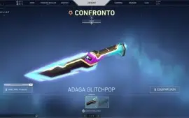 CONTA DE VALORANT DIAMANTE d COM SKINS! (FACA, VANDAL E +)