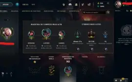 Conta League of Legends Full Acesso - 46 Champs e 17 Skins