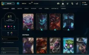 Conta gold 2 61 skins