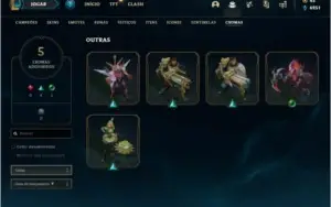 Conta gold 2 61 skins