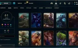 Conta gold 2 61 skins