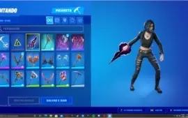 Conta Fortnite season 5 e 6 mais skins tops