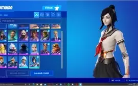 Conta Fortnite season 5 e 6 mais skins tops