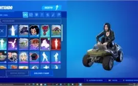 Conta Fortnite season 5 e 6 mais skins tops