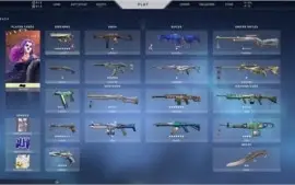 Conta Valorant Ouro 3 com skin em TODAS as armas
