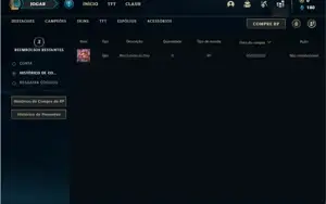 Conta bronze 2 com 14 Skins e 35 Champs + 8 Espolios
