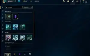 Conta bronze 2 com 14 Skins e 35 Champs + 8 Espolios
