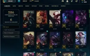 Conta Ferro 4 com 150 Champs e 159 Skins + 1 Prestigios