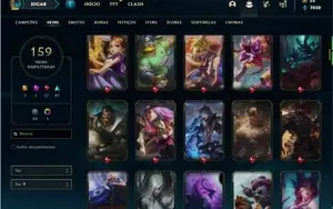 Conta Ferro 4 com 150 Champs e 159 Skins + 1 Prestigios