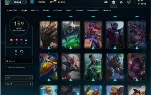 Conta Ferro 4 com 150 Champs e 159 Skins + 1 Prestigios