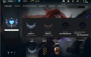 Conta Ferro 4 com 150 Champs e 159 Skins + 1 Prestigios