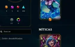 CONTA LOL - LVL 193 - 124 Champions - 112 Skins