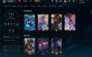 Ferro 3 com 150 Champs e 111 Skins ( Mais de 100 Jogos )