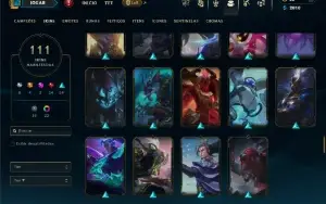 Ferro 3 com 150 Champs e 111 Skins ( Mais de 100 Jogos )