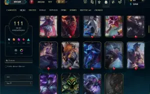 Ferro 3 com 150 Champs e 111 Skins ( Mais de 100 Jogos )