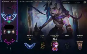 Conta LoL - Diamante 4 - Campeões + Arcane jinx + Skins