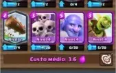 conta clash royal lvl 9 arena 10