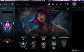 conta league of legends platina,70 skins
