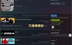 CONTA CSGO PRIME, PATENTE GLOBAL