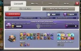 clash of clans cv11 quase full