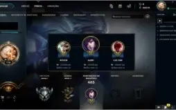 CONTA LOL VARIAS SKINS TOP