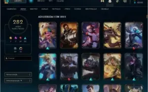 Conta lol criada em 2014