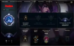 CONTA league of legends, antiga, mmr alto