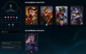 Conta Ouro 4 com skins