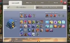 Clash Of Clans Cv 12 Semi Full + Skins + 754 Gemas