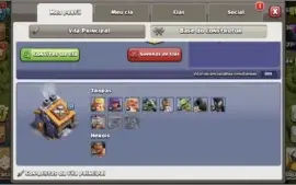 Clash Of Clans Cv 12 Semi Full + Skins + 754 Gemas