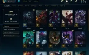 Conta diamante 4 baratinha com 2 skins e 25 champs