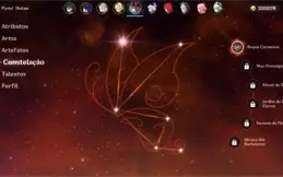 Conta genshin impact Hutao C1 + Homa, Xiao,Diluc,etc