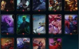 Conta diamante 3 várias skins champ, entrega imediata