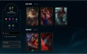 Conta platina 3, nivel 313, 67 skins!