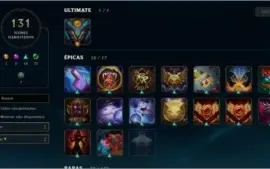 Conta platina 3, nivel 313, 67 skins!