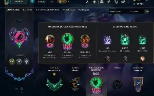 Conta League Of Legends Com 545 Skins