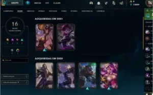 CONTA DIAMANTE 4, 61% WR, CRIADA EM 2017.