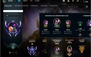 Conta diamante 4 com 150 champs, 117 skins ( MAIN ADC / MID)