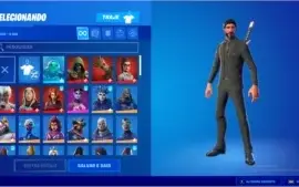 Conta Fortnite (muitas skins) + salve o mundo (farm v-bucks)