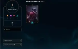 Conta League of Legends Mestre 55% Win rate 140 PDL