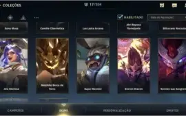 ESMERALDA I + 17 SKINS + 47 CAMPEÕES + 310 WILD CORES
